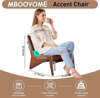 MBOOYOME Mid Century Modern Accent Chair - Image 2