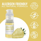 Bakell - Neon Yellow Tinker Dust (4g, 1x Mini Spray Pump) Edible Glitter for Food, Desserts, and Beverages!