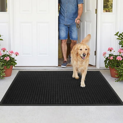 Front Door Mat Outside Entrance, Heavy Duty Waterproof Doormat | 47.5"x35.5" - Image 9