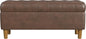 Homepop Home Decor | Tufted Ainsley Button Storage Ottoman Bench by HomePop