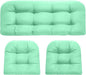 DANGHOOGY Wicker Chair Cushions, Waterproof Outdoor Loveseat Cushions by DANGHOOGYFurnitureCushions