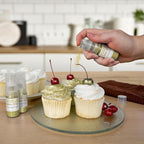Bakell - Champagne Gold Tinker Dust Edible GLitter (4g, 1x Mini Spray Pump) for Food, Desserts, and Beverages!