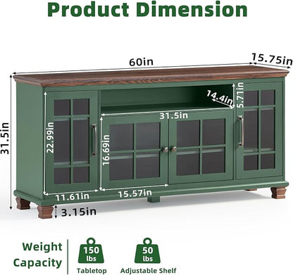 SAVOR LIFE Large Sideboard Buffet Cabinet - Image 2