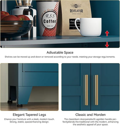 YAUWOH 71''Tall Kitchen Pantry Cabinet - Image 5