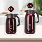 Thermal Coffee Carafe-56oz vacuum Coffee Carafe For Keeping Hot Liquids,Coffee Carafe,Thermal Stainless Steel, Coffee Carafes Press On Lid, Coffee Dispenser Bpa Free .(1.6l) Red