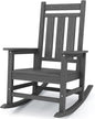 KINGYES Oversized Outdoor Rocking Chair, All-Weather Patio Rocking Chairs by KINGYES