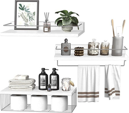 PopiShelves 22.5 inches Bathroom Shelves Over Toilet by Unknown