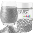 Bulk (20g) Silver Luster Dust Edible Glitter for Cocktails | Premium Edible Silver Luster Dust for Cake Decorations - Edible Glitter for Drinks Cupcakes Cookies Cakes Food Paint