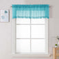 Chyhomenyc Turquoise Sheer Valances by Chyhomenyc