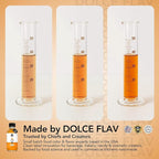 Dolce Flav Natural Orange Food Coloring – 2 oz Bright Plant-Based Liquid Dye | Water-Soluble Color for Baking, Drinks & Desserts | Graduated Dropper Included | No Artificial Dyes | Kosher | Made in USA