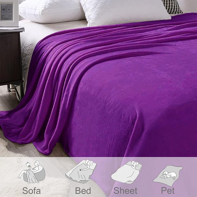 Exclusivo Mezcla Soft Large Fleece Throw Blanket - Image 4