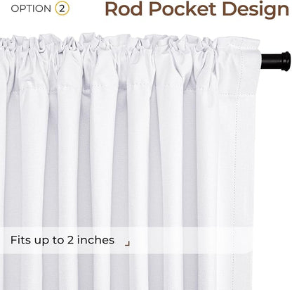 INOVADAY 100% Blackout Linen Curtains - Image 4