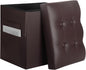 Storage Ottoman, Slim Tall Foot Stool by YourHomeDeservesBetter