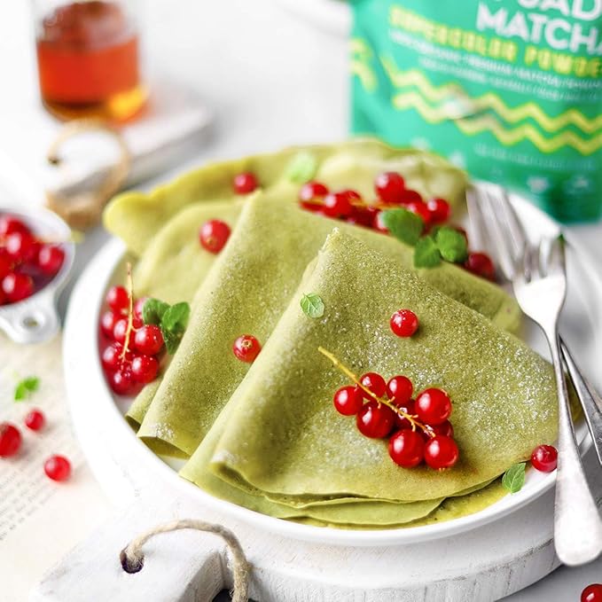 Suncore Foods Organic Midori Jade Matcha Powder, Green Food Coloring Powder, Gluten-Free, Non-GMO, 3.5oz (1 Pack)