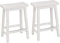 Amazon Basics Solid Wood Saddle-Seat Counter Height Bar Stools by AmazonBasics