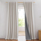 NICETOWN Brich Vintage Open Linen Weave Flax Thermal Curtains, 100% Blackout by NICETOWN