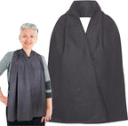Adult Bib Scarf - Dignified Alternative to Bibs | Washable and Reusable Clothing Protectors for Eating