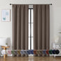 Simplebrand Ava Brown Blackout Curtains by Simplebrand