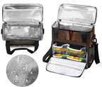 Hot Coffee Print Maker Carring Bag Coffee Travel Carrying Storage Tote Bag Compatible with Keurig K-Mini or K-Mini Plus Portable Single Serve Coffee Brewer Case for K-cup Pods