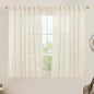 Natural Semi Sheer Window Linen Curtains 54 Inch, 52 x 54 Inch | Light by LAMIT