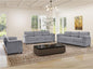 HAOMARKETS Corduroy Sofa Set, Upholstered Loveseat and 3-Seater Couch Set of 2 by HAOMARKETS