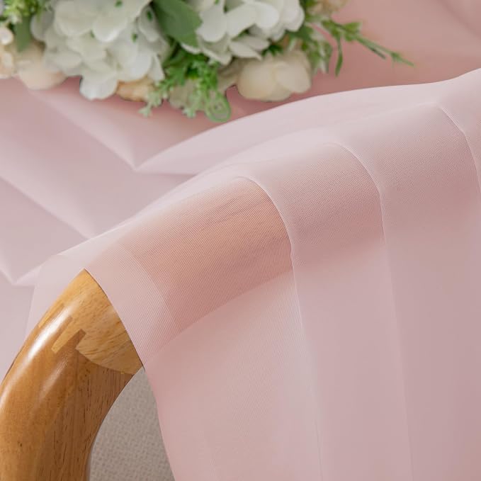 OWEINE Sheer Curtains 78 Inches Long 2 Panels Set, Rod Pocket Fimly Voile Solid - Image 11
