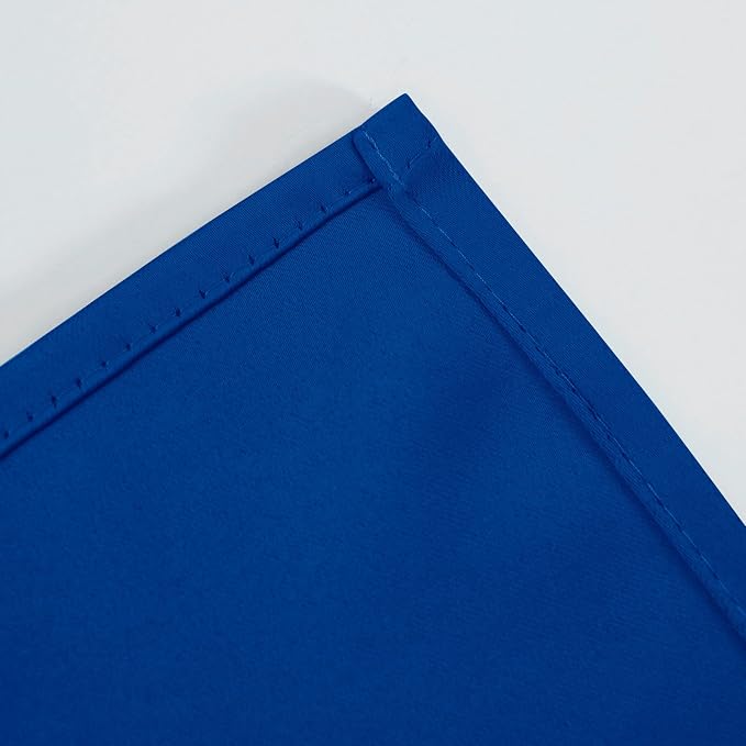 Blackout Curtains 52 x 90 Inch Long Royal Blue Curtains Set of 2 Panels Room - Image 7