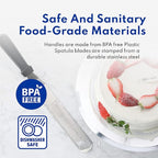New Star Foodservice 38118 Angled Icing Spatula, 12-Inch Blade, 17-Inch Overall, Silver
