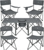 Camping Chair Set of 3, Outdoor Folding Camping Chairs by CAMPHILL
