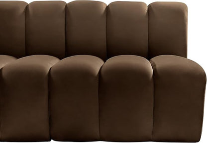 Meridian Furniture 103Brown-S2A Arc Collection Modern | Contemporary Modular - Image 9