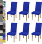 BIETYONE Stretch Dining Chair Covers Set of 6, Soft Removable Washable Kitchen by BIETYONE