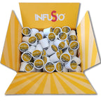 InfuSio Coffee Pods 96 Count Nicaraguan Gold Medium Light Roast Single serve Coffee pods for Keurig K Cup® Brewers - InfuSio Premium Roasted Keurig 2.0 Compatible