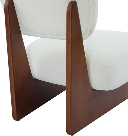 GDFStudio Upholstered Armless Accent Chairs Set of 2 Modern Side Chair - Image 8