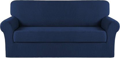 Turquoize Stretch Sofa Slipcover 2 Pieces Sofa Cover Couch Cover by Turquoize
