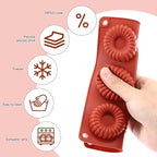 4 PCS Silicone Molds for Baking Non Stick Jello Molds with 6 Cavity Gelatin Mold for Baking Cupcakes Donuts Chocolate Muffins Brownies Jelly