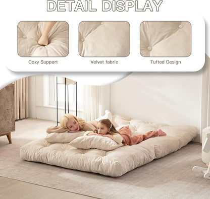 Folding Sofa Bed, Convertible Sleeper Chair - Image 4