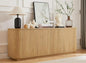 64'' Fluted TV Stand for TVs up to 75'', Modern Long Media Console by WelcometoCUPYUOOU