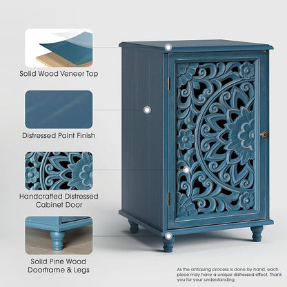 Jiansu furni Boho Small Buffet Cabinet - Image 4