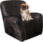 ANARACHON Leather Look Oversize Recliner Chair Covers, Thick 4 Pieces Recliner by ANARACHON