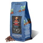 Vietnamese Coffee Beans - Saigondan Mindful | Dark Roast | Vietnamese Robusta & Arabica Blend | Vietnamese Single Origin | Roasted in Small Batch | Direct Trade | No Preservatives | 12 Oz