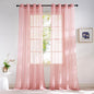 NICETOWN Voile Sheer Baby Pink Curtains by NICETOWN