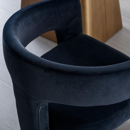 BESTANO Modern Velvet Fabric Upholstered Dining Chairs - Image 5