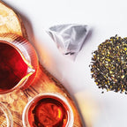Grace Farms RISE Wellness Organic Tea Blend (100 Enveloped Pyramid Sachets w/ String & Tag) | Morning Energy & Focus | Earl Grey Crème with Adaptogenic Mushrooms and Ashwagandha | Fairtrade and Kosher | Gives Back 100% of Profits