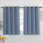 NICETOWN Stone Blue Short Blackout Curtain by NICETOWN