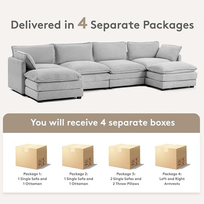 ROWHY 148'' Sectional Cloud Couch - Image 3