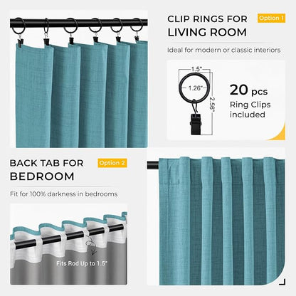 INOVADAY 100% Blackout Curtains - Image 3
