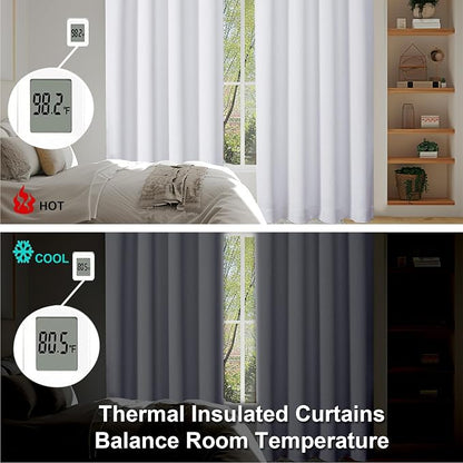 Simplebrand Ava Pure White Curtains - Image 6