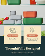 Caraway 4pc Dot Inserts - Dash Ramekins w/Lid - Easy to Store, Non Toxic - Perfect for Sauces, Garnish, & Small Snack or Sides
