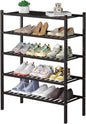 ROMGUAR CRAFT 5 Tier Bamboo Shoe Rack by ROMGUAR+CRAFT