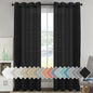 H.VERSAILTEX Linen Curtains Natural Blended Curtain Panels by HVERSAILTEX